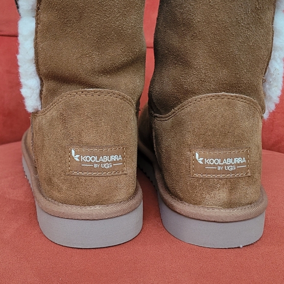 Koolaburra By Ugg Alamie Mid-calf Pull-on Boots- Chestnut Size 8 - Picture 6 of 10